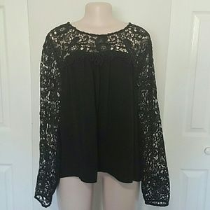 J. Crew crochet blouse